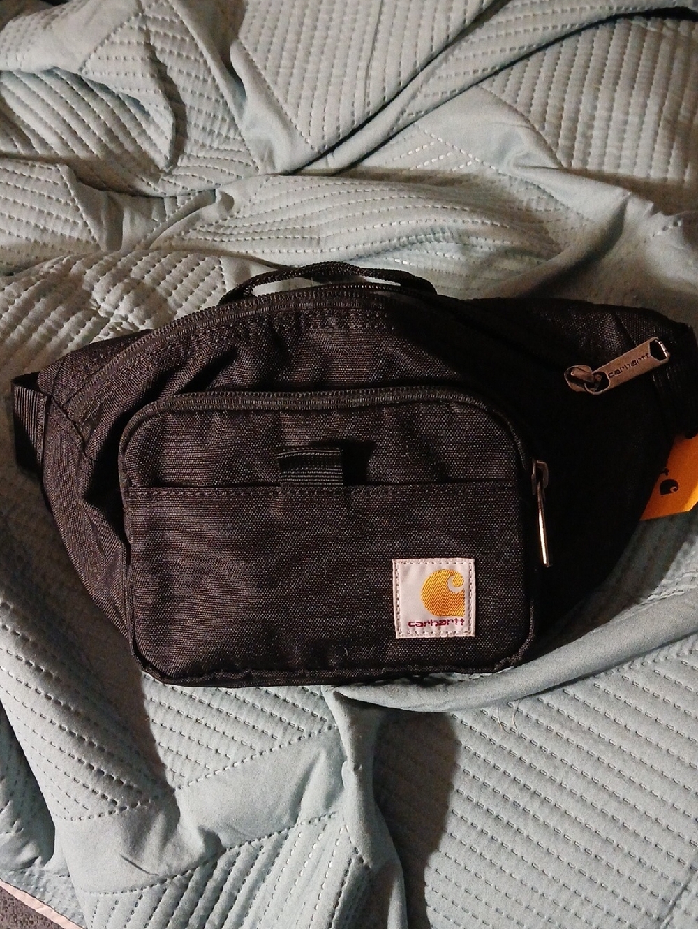 Carhartt Classic Waist Pack with Front Pocket In BLACK